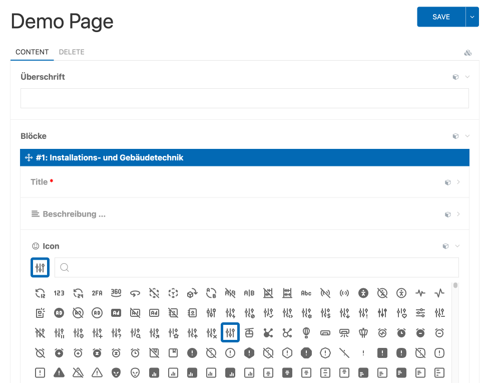 RockIcons - Setting Colours