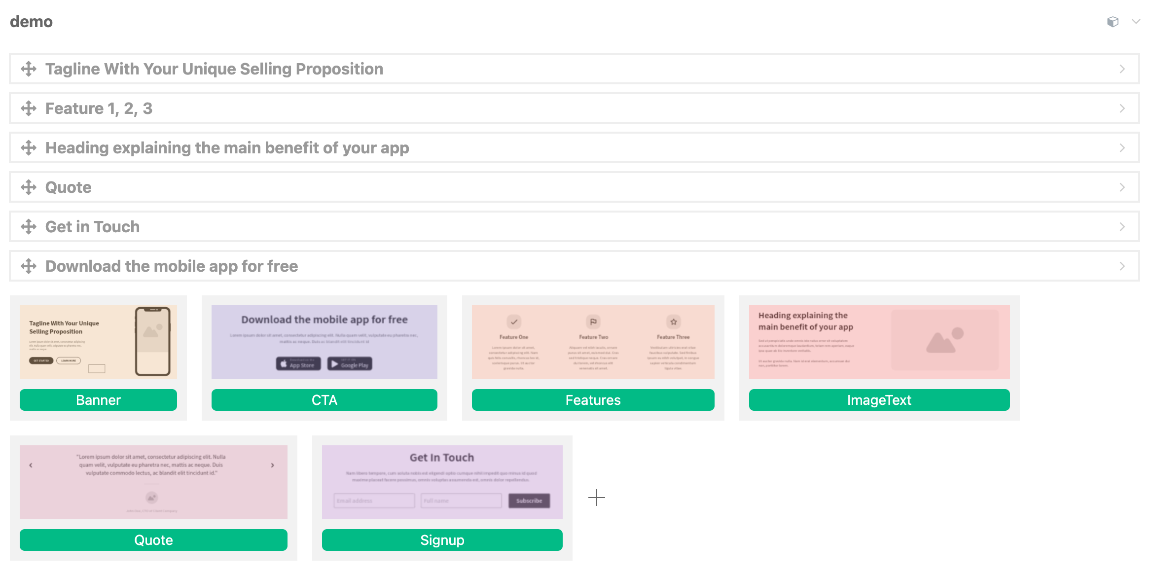 RockPageBuilder - Blocks