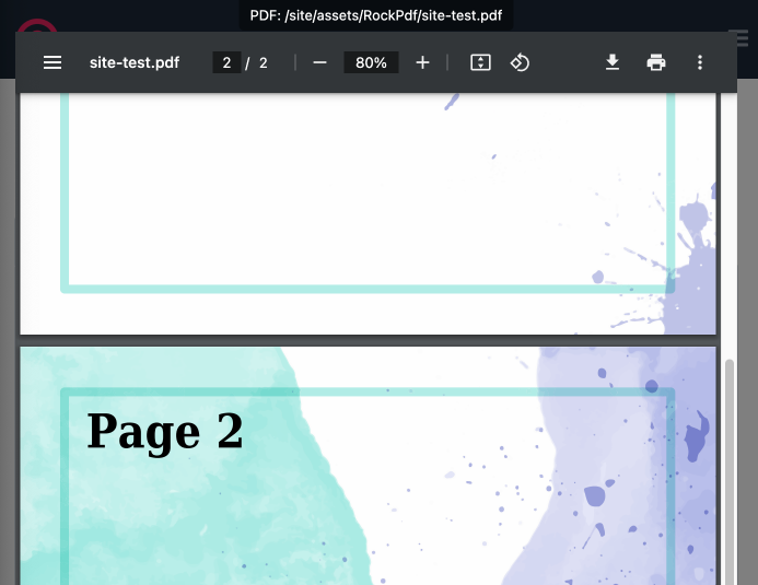 RockPdf - Using Templates